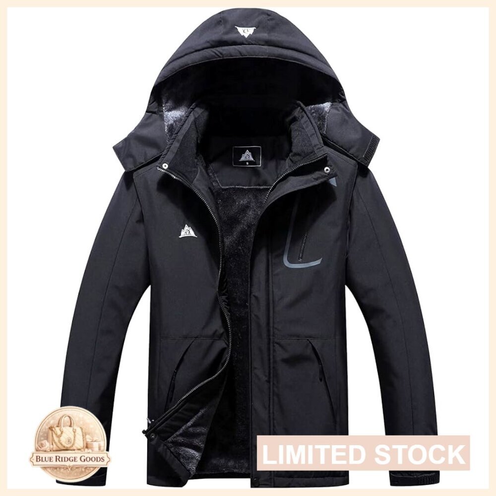 Waterproof Ski Jacket Windbreaker Winter Coat Relaxed Fit Outdoor Snowboarding